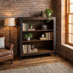 Portland Bookcase with 2 Adjustable Shelves