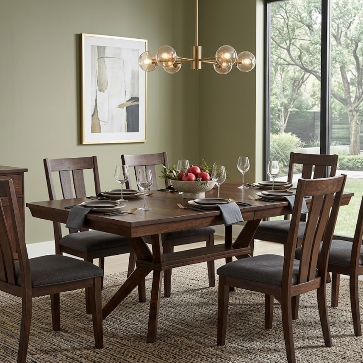 Tribeca Double Pedestal Dining Table