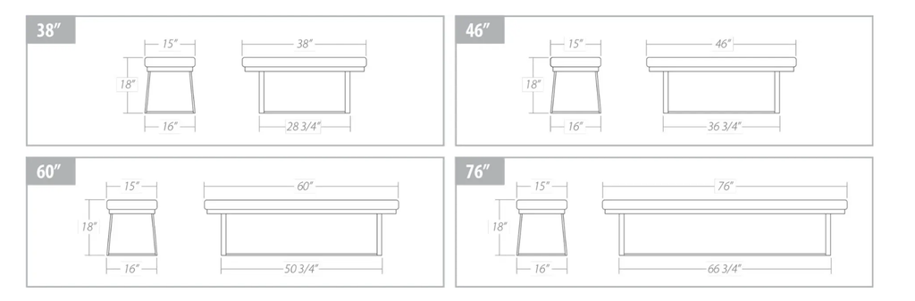 Amalfi Bench